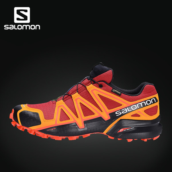 Salomon 萨洛蒙男款户外防水越野跑鞋 SPEEDCROSS 4 GTX