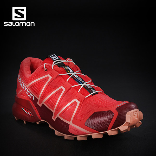 Salomon 萨洛蒙女款户外轻便透气越野跑鞋 SPEEDCROSS 4 W