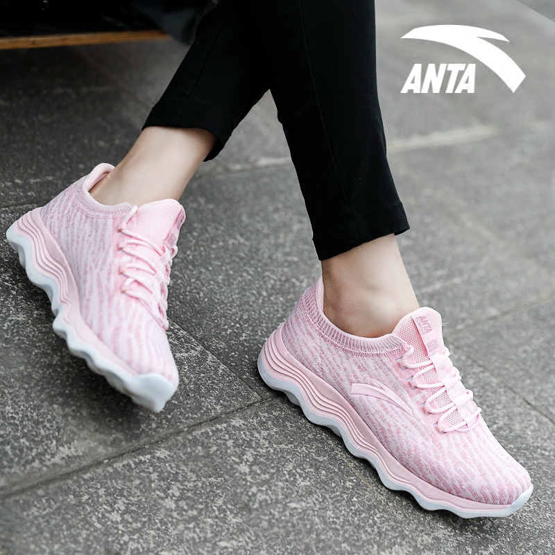 Anta Sports Shoes Women's Shoes Autumn Tennis Shoes 2019 New Genuine Durable, Comfortable, and Breathable Student Casual Running Shoes