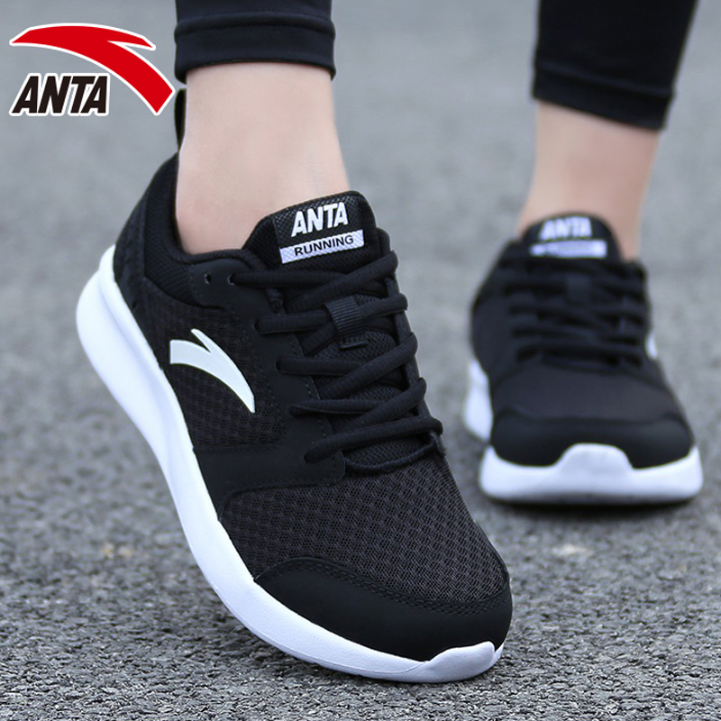 Anta Women's Shoes Sports Shoes Women's 2019 Autumn New Official Website Authentic Mesh Breathable Women's Casual Running Shoes