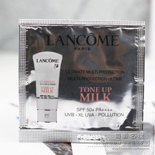 专柜片装 兰蔻柔皙轻透防晒素颜乳1ml保湿 小样 隔离液
