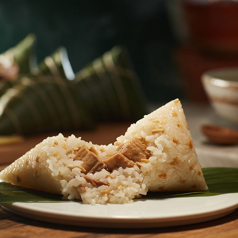 【活动价】真真老老嘉兴粽子手工新鲜双蛋黄大肉粽子高汤锁鲜非遗大师粽子