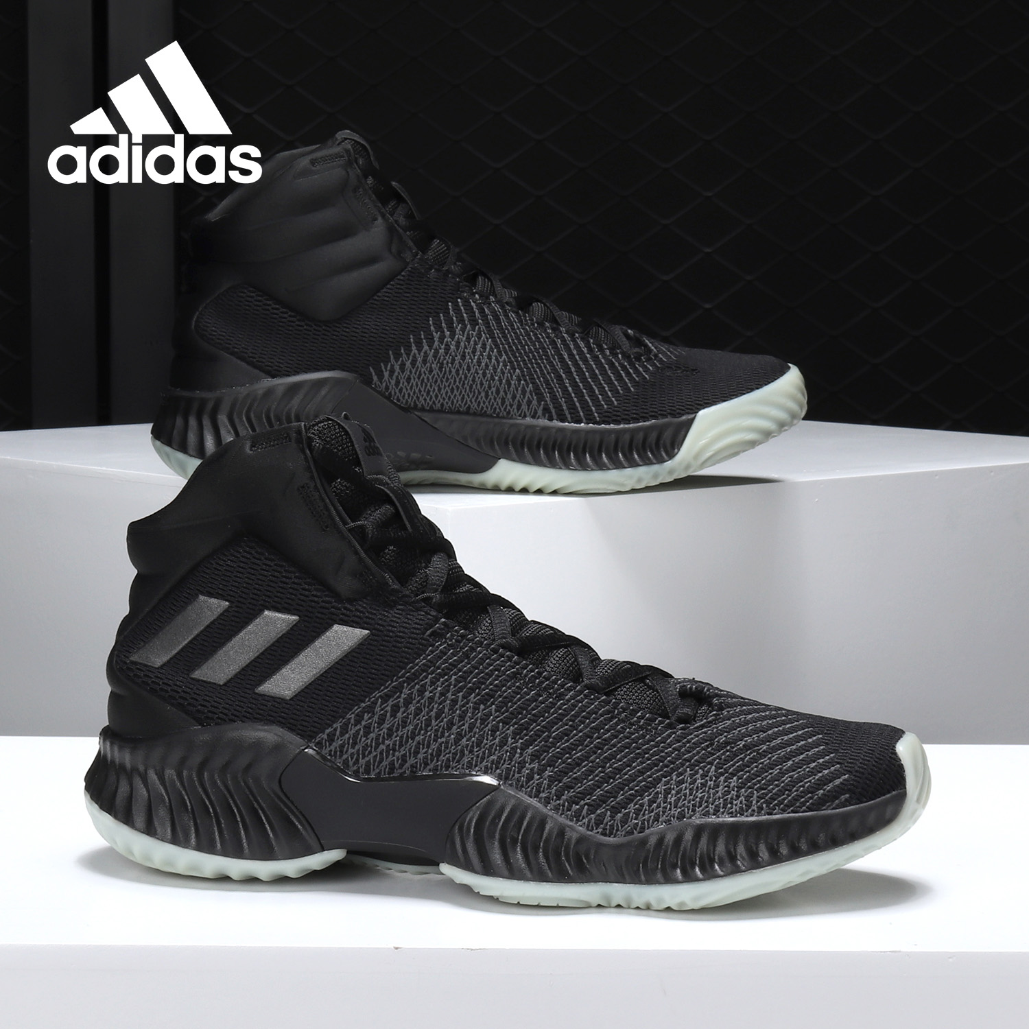 Adidas/阿迪达斯正品Pro Bounce 2019 EXPLOSIVE男子篮球鞋B41861