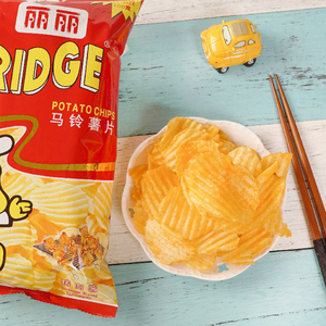 丽丽波浪薯片100g*6大包