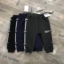 BOY款 7岁男童冬季加厚休闲裤 米兰绒加绒加厚超柔休闲裤