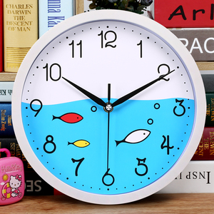 客厅静音卡通挂钟