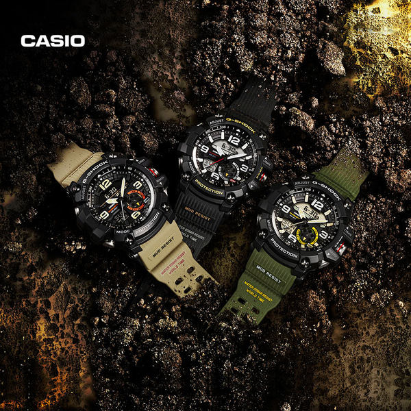 casio旗舰店GG-1000小泥王防震防泥卡西欧官网G-SHOCK官方正品