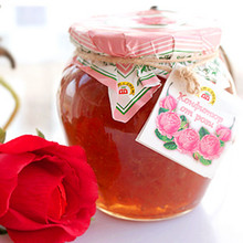 保加利亚进口杰姆JAM重瓣玫瑰酱花茶花瓣果酱面包酱冲饮品680g