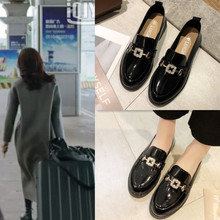 单鞋 网红白鞋 平底套脚韩版 小皮鞋 女2019春款 都挺好姚晨苏明玉同款