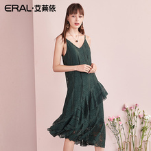 【门店直发】ERAL/艾莱依商场同款连衣裙女2018新款裙子601830006图片