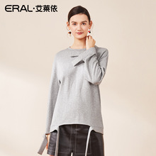 ERAL/艾莱依卫衣女2018新款女长袖韩版宽松印花卫衣女时尚图片