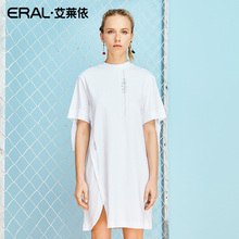 【门店直发】ERAL/艾莱依商场同款连衣裙女夏2018新款时尚女裙图片