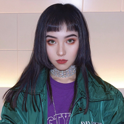 空气刘海薄假发女短发bobo内扣波波头蓬松短