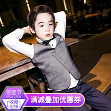 男童马甲外穿洋气英伦绅士无袖 背心 乐汶禧夏季2019新品