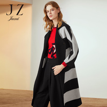 JUZUI/玖姿旗舰店2018冬装新款两面穿羊毛双面呢大衣女过膝图片