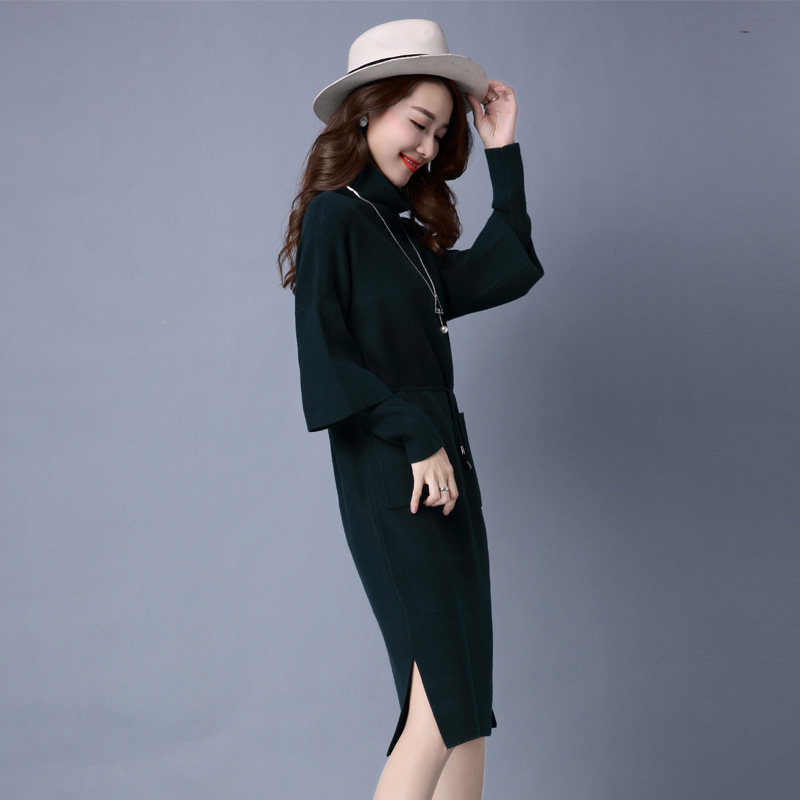 女士春款毛衣裙2018年新款女装春秋春装春季