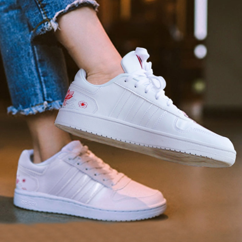 Adidas Women's Shoes 2019 Autumn New Leather Sports Shoes Small White Shoes Low Top Shell Toe Shoes Casual Shoes