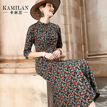 [大牌连衣裙]菲梦伊2018新款秋装职业连衣裙气