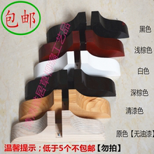 开口尺寸可定做 屏风守镜鬃脚支架拉直移动底座滑轮木脚 包邮