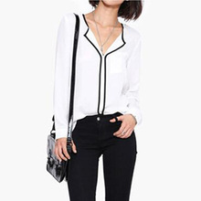 size 雪纺衬衫 clothes宽松长袖 shirt Women XXL fat plus tops
