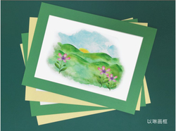 简易单框a3a4裱画卡纸相框内衬彩卡纸儿童画8k素描十字绣装裱材料