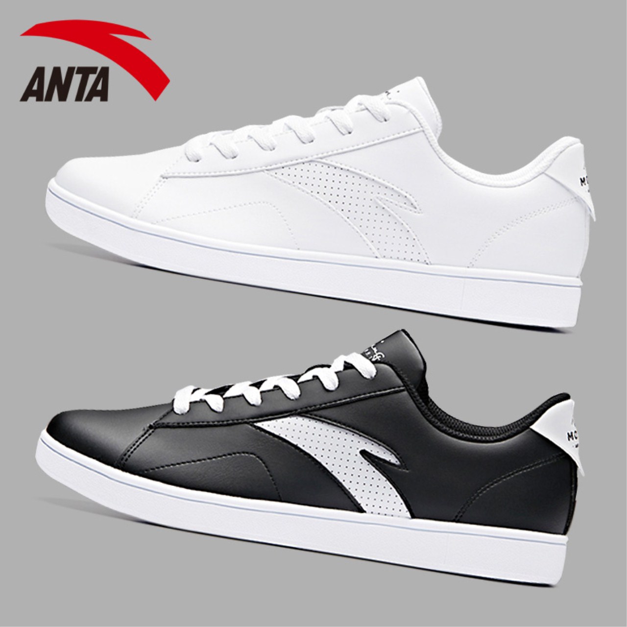 Anta Men's Shoe Board Shoes 2019 Autumn and Winter Genuine Casual Shoes Student Men's Sports Shoes Low Top Men's Travel Shoes