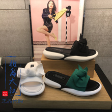 女凉鞋 9O104 思加图蝴蝶结拖鞋 国内代购 Staccato 2018夏款 专柜正品