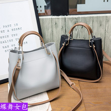 2018秋冬新款简约大容量女包手提包单肩包时尚百搭斜挎大包鸿润A2