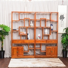 2门2抽博古架多宝阁仿古家具系列展示架明清古典陈列架
