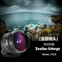 全新 f2.8 Zenitar 全画幅广角鱼眼镜头佳能尼康原口 16mm 俄罗斯