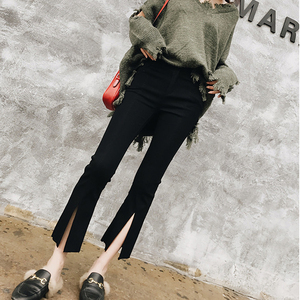 九分裤阔腿休闲西装长裤