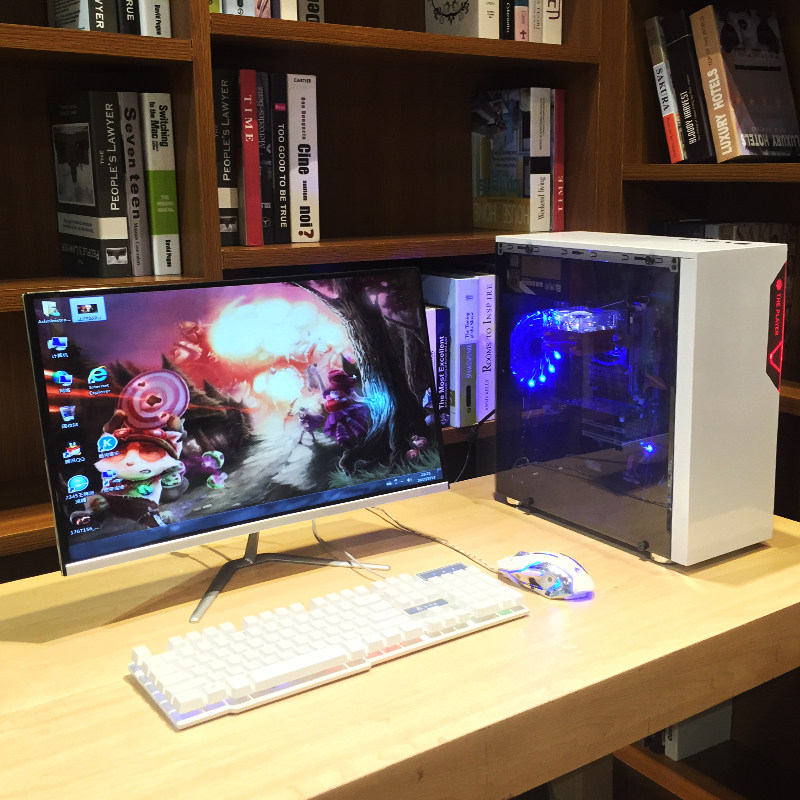 直播台式电脑主机独显办公吃鸡DIY整机六核游