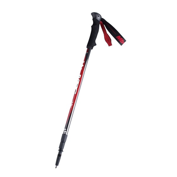 MBC登山杖碳纤维内锁三节伸缩碳素手杖徒步杖拐杖65-135cm M201