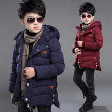 6到7十8岁男童冬装 棉衣服9小孩男孩子10冬天11加厚棉袄12连帽外套