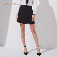 DUNNU敦奴2018夏季新款时尚百褶纯色半身裙