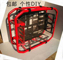 水冷机箱台式电脑主机电竞游戏全透明钢化玻璃骨架式开放大机箱