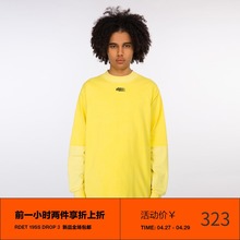 标签绣花多面料简约长袖 T恤 SHIRT RDET 19SS RANDOMEVENT