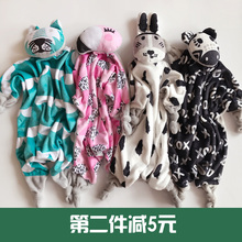 新生婴儿睡觉手抓巾安抚巾可入口不掉毛陪睡娃娃宝宝手偶毛绒玩具