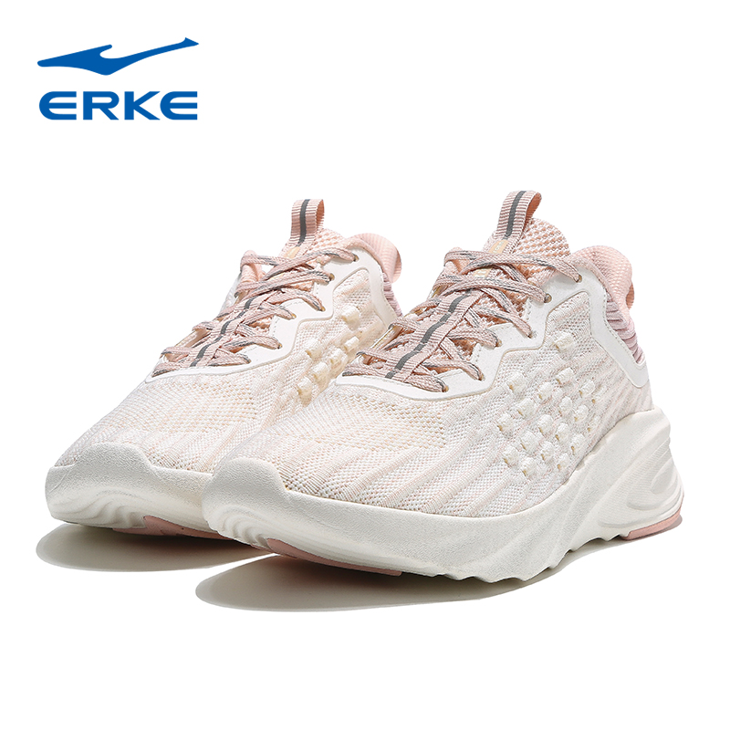 ERKE Women's Shoes 2019 New Women's Mesh Cushioning Breathable Running Shoes Sneakers 12119303235