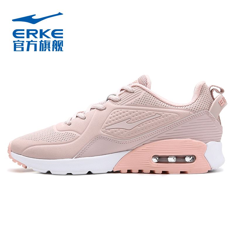 ERKE Women's Running Shoes Autumn/Winter 2019 New Shock Absorbing Anti slip Support Running Shoes Air Cushion Sneakers Women's Shoes