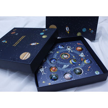 情人节12粒星空巧克力包装盒子纸盒星球硬盒礼盒手工diy高档创意