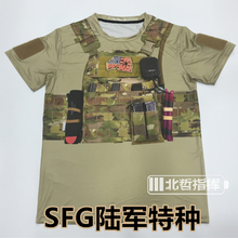 SHIT 北哲指挥CAT SFG联名限量原品特种军迷军事战术短袖 TREE T恤