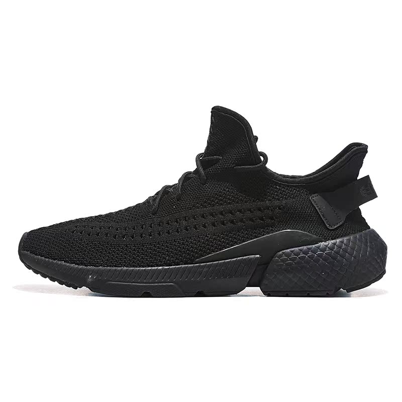 ERKE Men's Shoes 2019 Summer New Breathable Sneakers Mesh Fashion Casual Shoes Black Men's Running Shoes