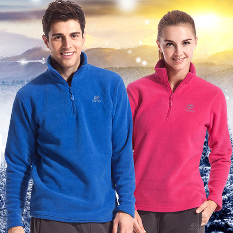 抓绒衣女摇粒绒上衣加厚保暖外套秋冬季连帽开