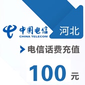 手机 话费充值 100元 河北电信 直充快充