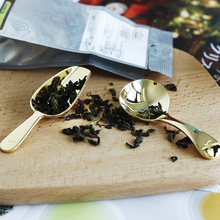 包邮 日本进口Lupicia绿碧茶园便携茶勺不锈钢镀金茶铲 现货