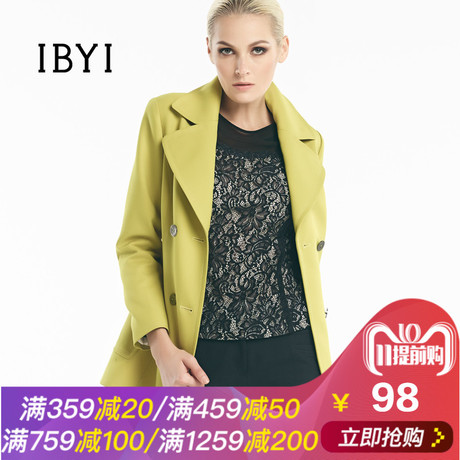 IBIY乙佰乙纳女装新款女式中长款西装风衣女外套上衣长袖风衣女士商品大图