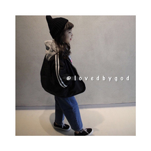 现货-lovedbygod韩国童装代购|经典校服风运动薄外套19春新中大童