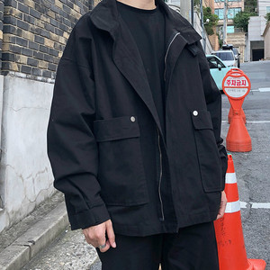 方寸先生男士2019新款韩版休闲学生港风宽松外套春秋薄款夹克男潮