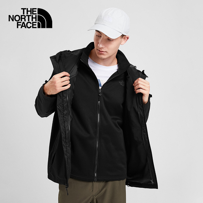 The NorthFace North Fleece 3-in-1 Outerjacket Charge Coat Men's Outdoor Waterproof New | 4NCL